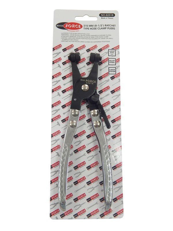 Кліщі для зняття пружинних хомутів, у блістері ROCKFORCE RF-62518, фото 1