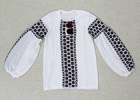 В'язана вишиванка для дівчинки 0750