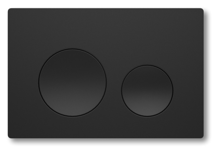 Панель змиву Koller Pool Round Pro New чорний Matt Black (KP-RP-002)