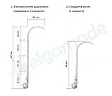 Тримач для мобіля пластиковий Кронштейн-1, 87 см (довгий), фото 6