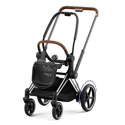 Шасі та каркас прогулянкового блоку Cybex ePriam Chrome Brown, фото 1