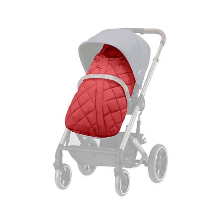 Конверт у коляску Cybex Snøgga 2 Hibiscus Red | Чохол на ніжки, фото 3
