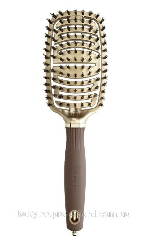 Щітка Olivia Garden Expert Care Flex Combo Gold&Brown OGID2071