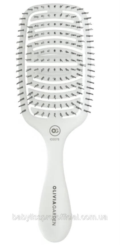 Щітка Olivia Garden Expert Flex Fine Ice White OGID2078