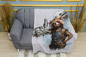 Плед «Вартові галактики. Guardians of the Galaxy. Rocket Raccoon», фото 1