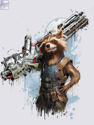 Плед «Вартові галактики. Guardians of the Galaxy. Rocket Raccoon», фото 3