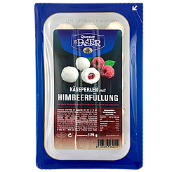 Сирні перли з малиною Ель Пастор El Pastor 125g 8шт/ящ (Код: 00-00016104)