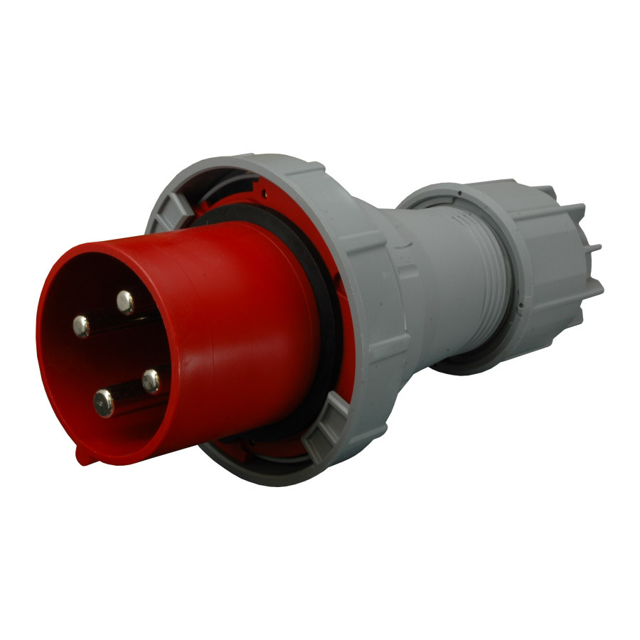 Виделка кабельна переносна ETI EVH-12543 125A 400V 3P+PE IP67 (4482032), фото 1