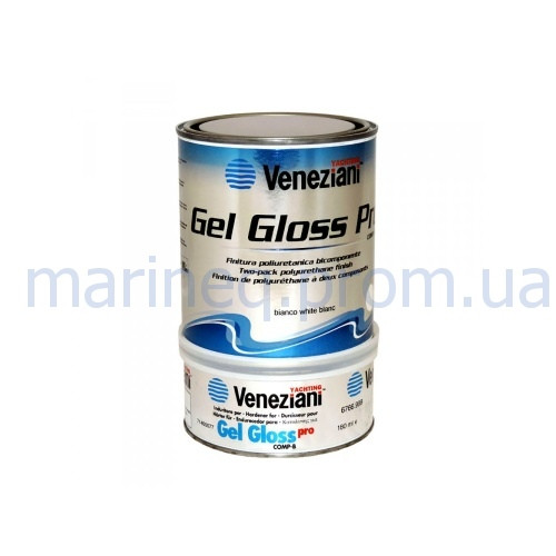 Фарба Gel Gloss Pro,750 мл, червона, Veneziani., фото 1