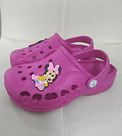 Крокси сабо для дівчинки 22/23 (13.5 см) ТМ Vitaliya малинові