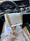 Жіноча сумка Ів Сен Лоран біла Yves Saint Laurent White, фото 9