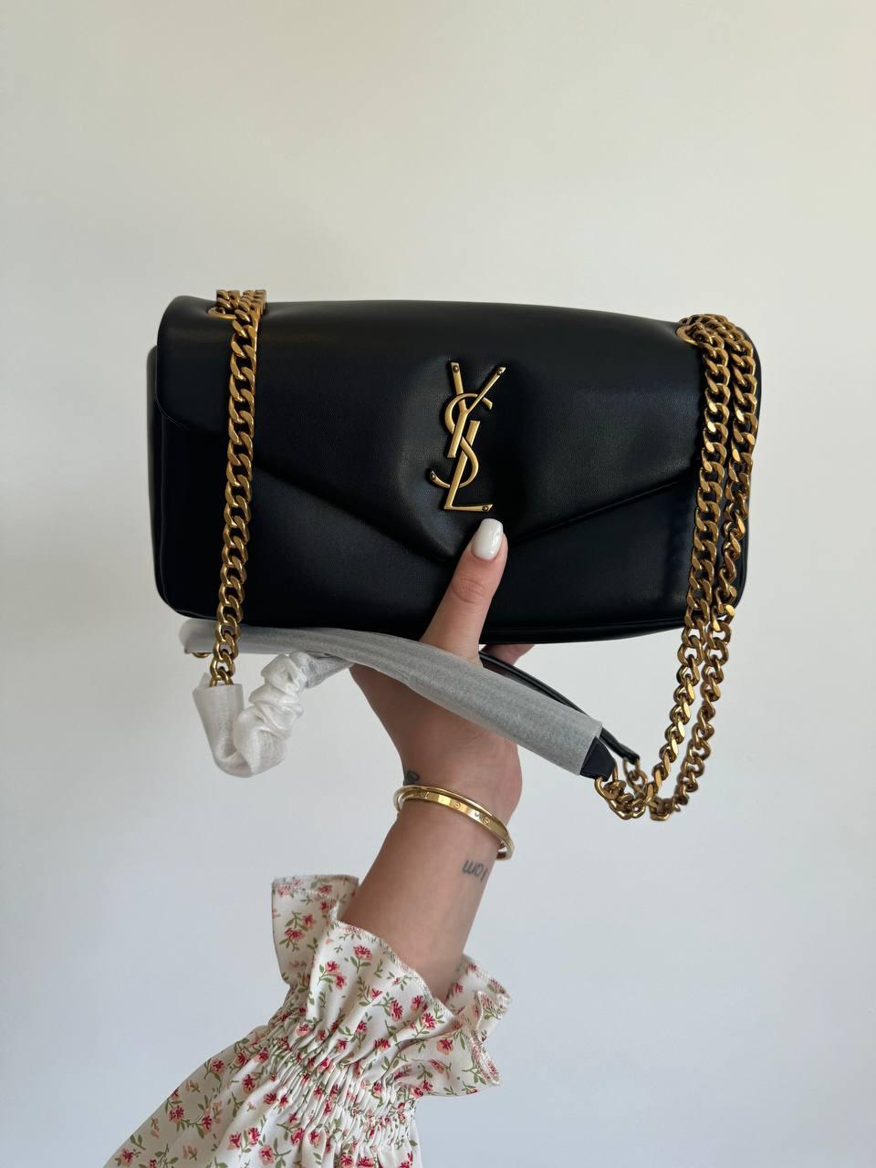 Жіноча сумка Ів Сен Лоран чорна Yves Saint Laurent Black
