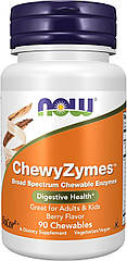 Травні ферменти NOW ChewyZymes 90 chewables