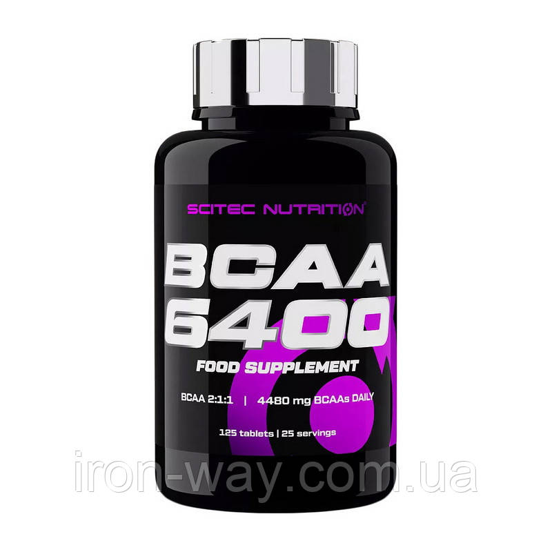 Scitec BCAA 6400 (125 tabs)