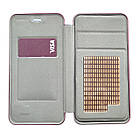 Універсальний чохол-книжка Premium Wallet для телефону 5.2 - 5.5 дюймів Marsala, фото 2