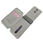 Універсальний чохол-книжка Premium Wallet для телефону 5.2 - 5.5 дюймів Marsala, фото 4