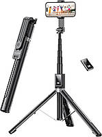 ANXRE 60-дюймовий штатив для телефону Selfie Stick з пультом дистанційного керування, портативний штатив для мобільного телефону