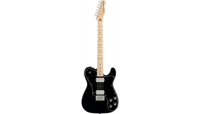 Електрогітара SQUIER by FENDER AFFINITY SERIES TELECASTER DELUXE HH MN BLACK, фото 1