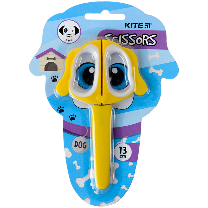 Ножиці дитячі в футлярі Kite Puppy K21-017-04, 13 см