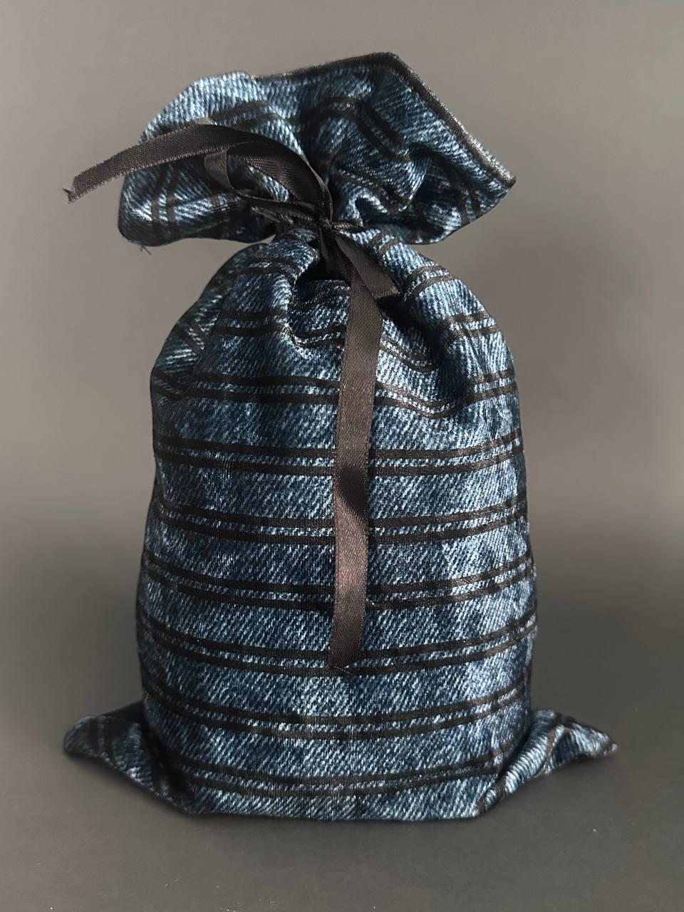 Мешочек из ткани, упаковка для подарка.