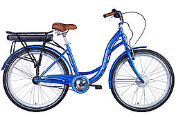 Велосипед + електронабір 26" ST Dorozhnik eAQUAMARINE 350Вт 36В 12.5Аг рама-17" 2024 синій