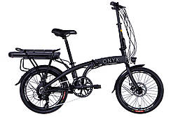 Велосипед + електронабір 20" AL Dorozhnik eONYX 500Вт 48В 12.5Аг рама-12,5" 2024 чорний (матовий)