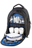 Рюкзак-пікнік набір для пікніка на 6 осіб Green Camp GC0979.02