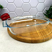 Прямокутна скляна форма для духовки з жароміцного скла PYREX IRRESISTIBLE 30*19 см, фото 4