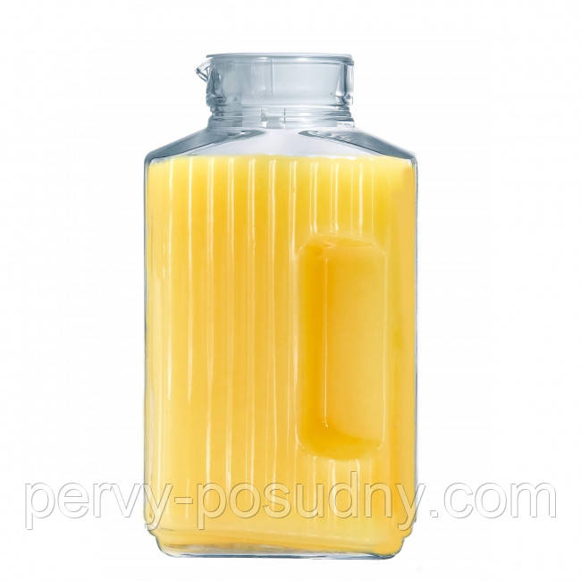 Глечик з кришкою Quadro 2л Luminarc V4070, фото 1