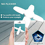 HZSANUE B22 Bayonet світлодіодний світильник для гаража, 60 Вт, 6500 К, денне світло, білий, 6800 лм, деформований світильник, фото 4