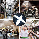 HZSANUE B22 Bayonet світлодіодний світильник для гаража, 60 Вт, 6500 К, денне світло, білий, 6800 лм, деформований світильник, фото 8