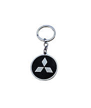 Брелок автомобільний для ключів Мицубиси Mitsubishi, Брелок для ключів авто металевий
