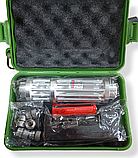 Потужна лазерна указка RESTEQ червона, дальність 10 км, акумулятор, зарядка, насадки, фото 7