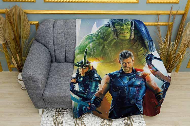 Плед «Тор: Раґнарок. Thor: Ragnarok. Characters»