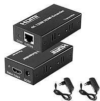 Подовжувач HDMI по RJ45 витої пари активний, до 120 м