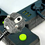Подовжувач UA Power F43U 3USB на 3 розетки, 4 м, чорний, фото 6