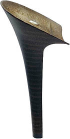 Підбор жіночий пластиковий 9110 р.1-3  Висота без набійки 11,3-11,8-12,5 см Коричневий