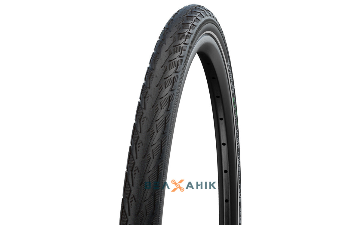 Велошина 700x35C Schwalbe Delta Cruiser Plus 50EPI PunctureG TwinS 775g Reflex