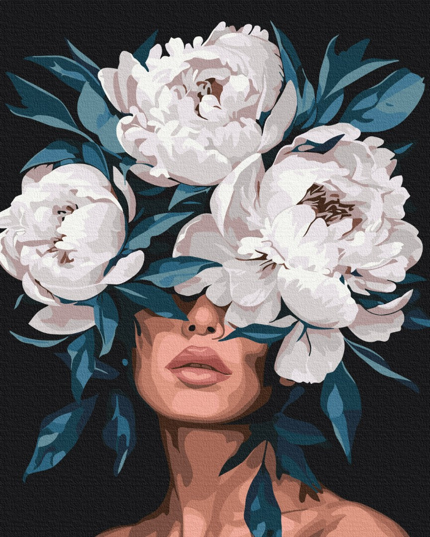 Картина за номерами Таємниця білих півоній, фото 1