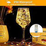 Гірлянда Vacoulery Набір з 4 казкових вогнів, 15M 150 світлодіодний таймер 8 режимів USB-фейки з дистанційним керуванням, фото 4