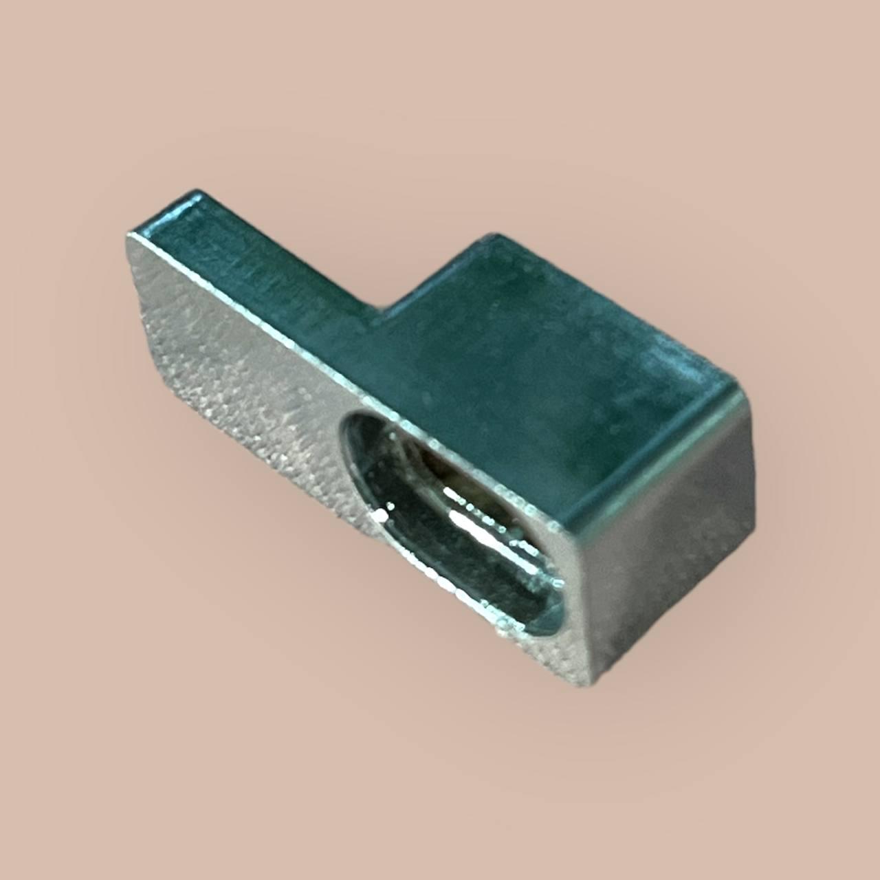 Тримач (СД-04) скла для душової кабіни хромований, фото 1