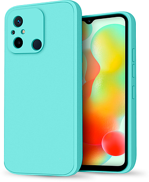 Чохол силіконовий SLIM для Xiaomi Redmi 12C Tiffany зк кб, фото 1