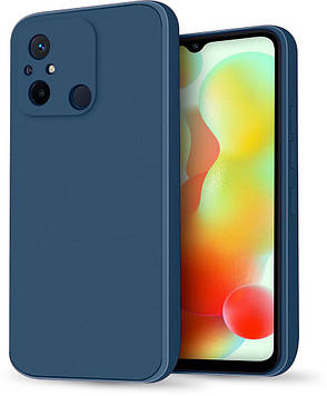 Чохол силіконовий SLIM для Xiaomi Redmi 12C Blue Cobalt зк кб, фото 1