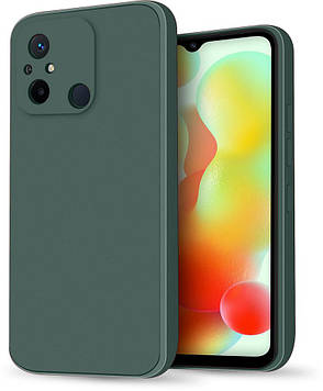 Чохол силіконовий SLIM для Xiaomi Redmi 12C Pine Green зк кб, фото 1