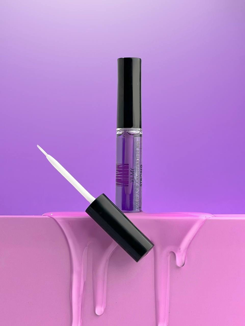 Клей для ламінування вій Vilmy фіолетовий, 5 ml