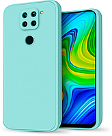 Чохол силіконовий SLIM для Xiaomi Redmi Note 9 / Redmi 10X 4g Tiffany зк кб