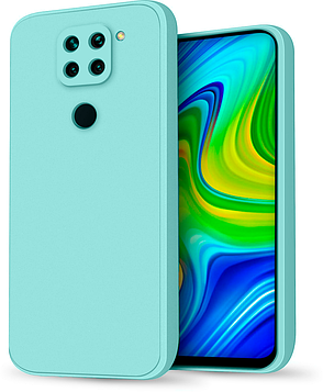 Чохол силіконовий SLIM для Xiaomi Redmi Note 9 / Redmi 10X 4g Tiffany зк кб, фото 1