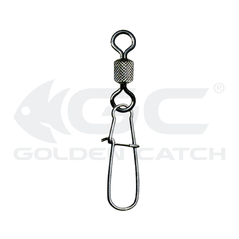 Застібка з вертлюгом (американка) GC Nice Snap with Swivel 1050BN №3/0 (4шт / 50кг) Black Nickel