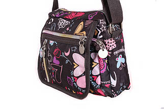 Текстильна сумка 301529 чорна, фото 2