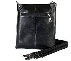 Чоловіча сумка зі штучної шкіри E30912 Чорна, фото 2